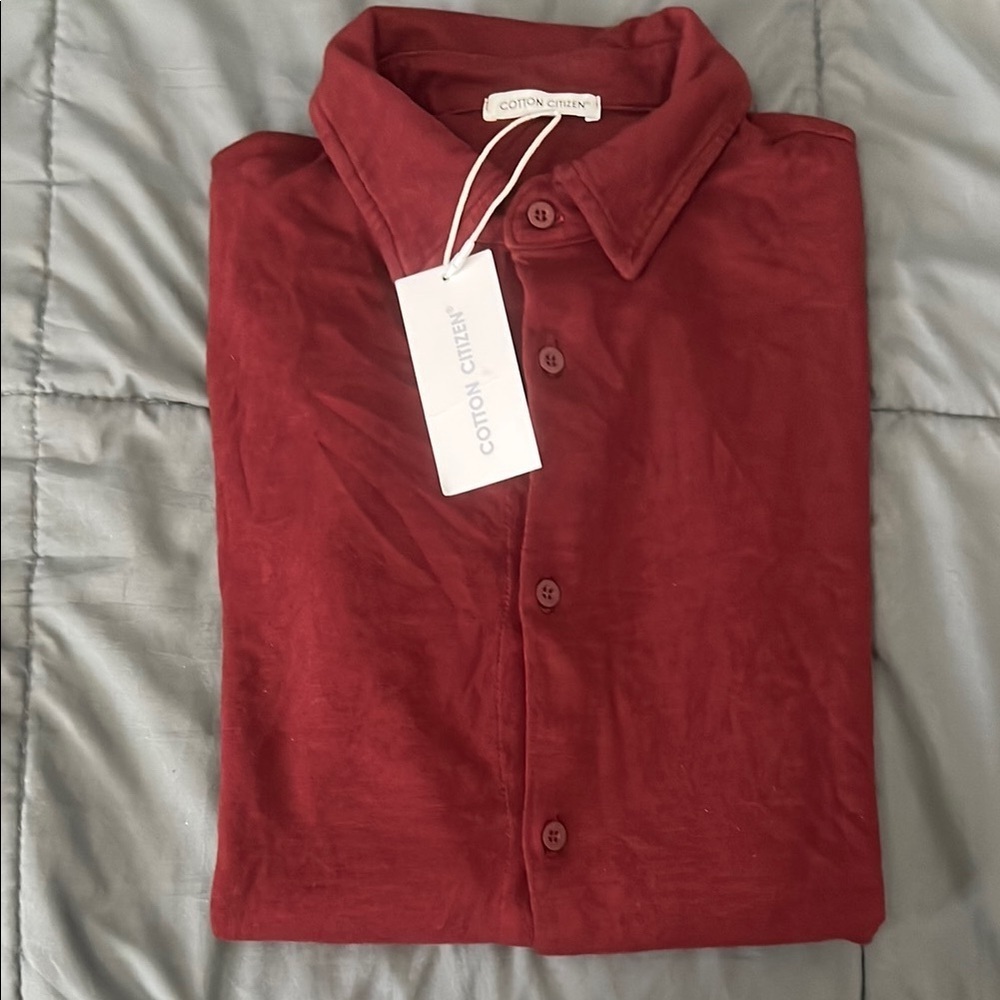 Cotton Citizen Presley Button Down Shirt Size Medium NWT